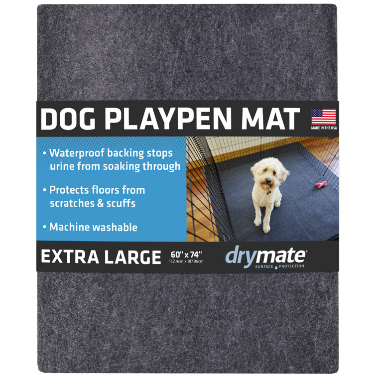 Drymate Dog Playpen Mat Protects Floors And Absorbs Liquids